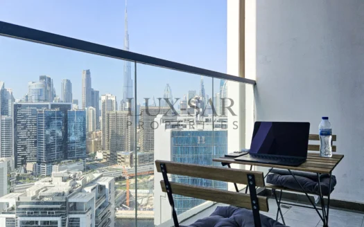 Luxury 2BR | Burj + Canal View | Bayz Tower