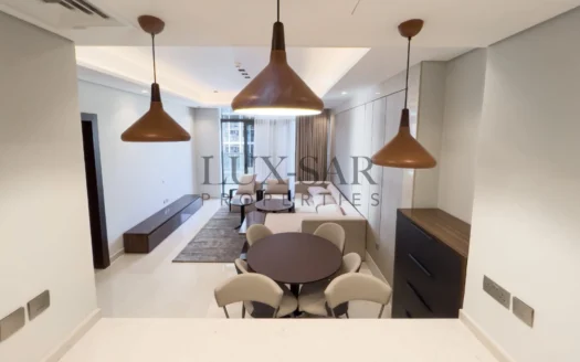 1BR Nobles Tower | Burj Khalifa View |Business Bay