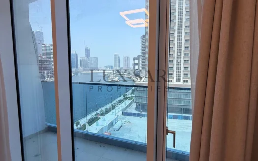 1BR Waves Tower | Bills Included | Burj+Canal View