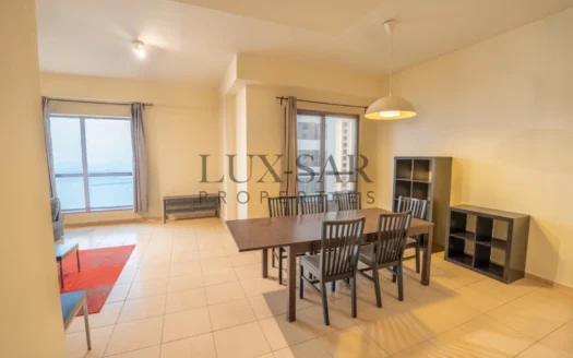 Spacious 3BR + Maid| Full Sea View | JBR