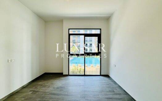 Pool View | High End Finishing | Vacant Soon