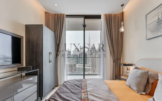 Luxury 1BR | Bills Incl | Burj and Canal Views
